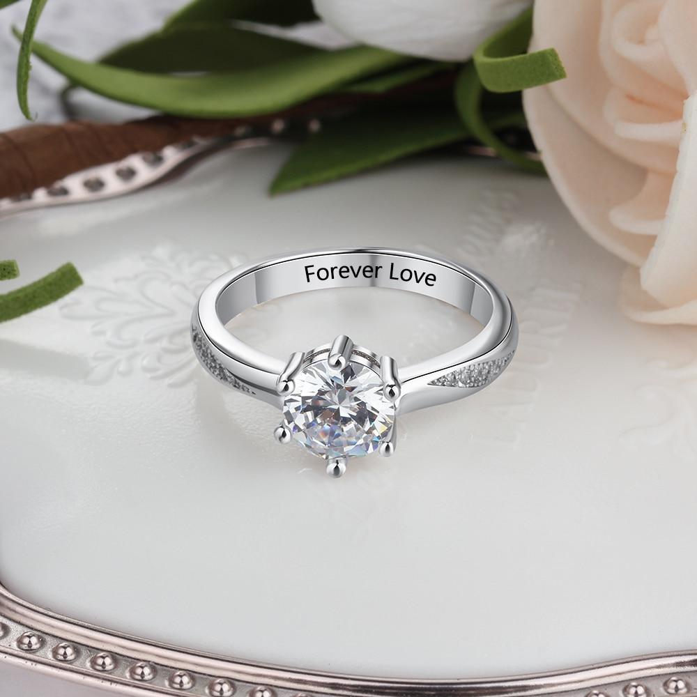 Authentic S925 Sterling Silver European simple design Finger Ring For Women  Girl | eBay